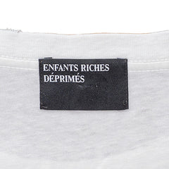 Enfants Riches Déprimés Classic Logo Short Sleeve Tee Shirt Faded White Black
