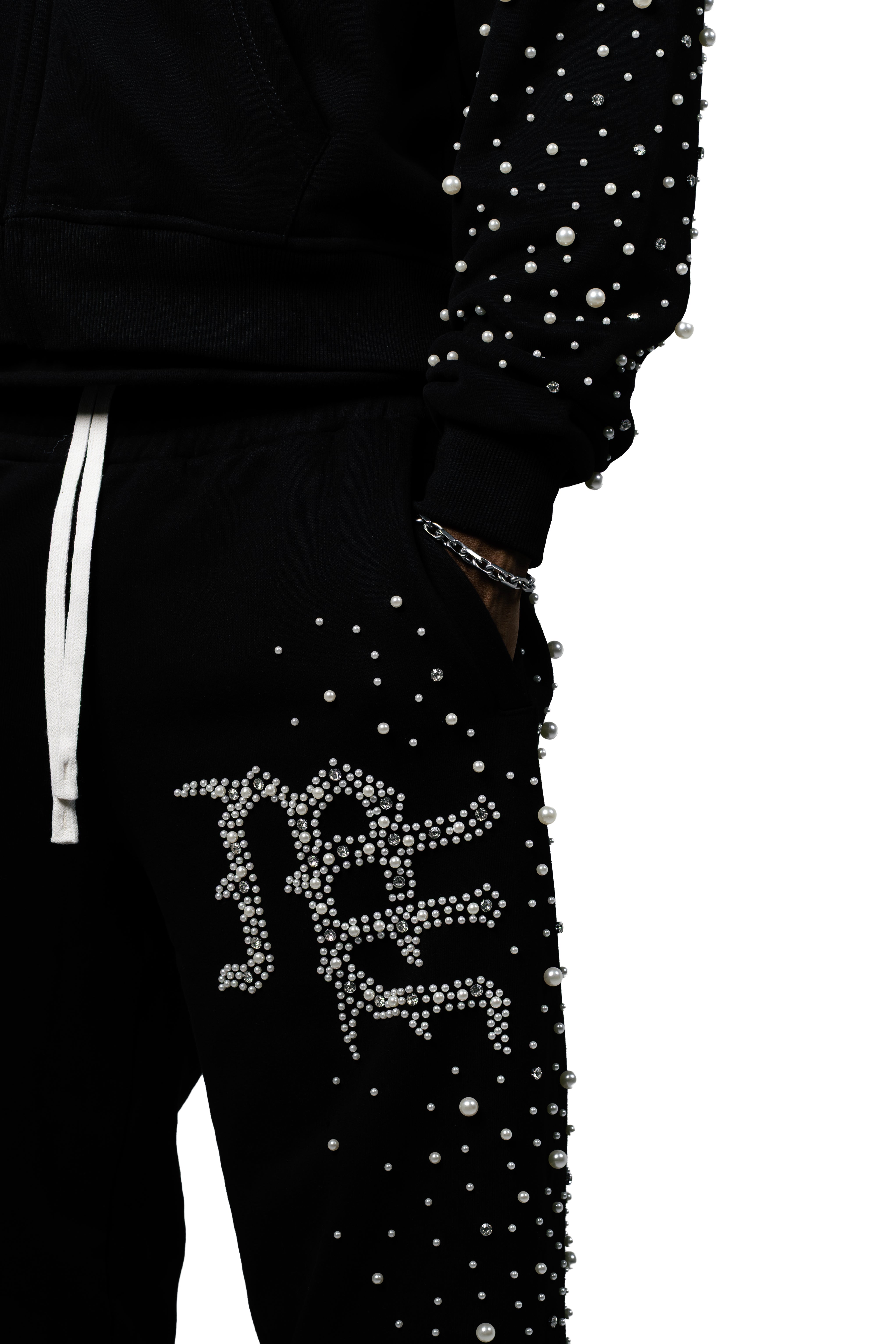 Black ‘Pearl’ Sweatpants