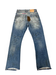 Enfants Riches Déprimés Paint Splatter & Patch Denim Jeans - Blue