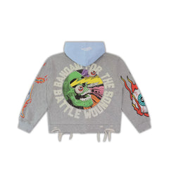 Roughplay Graphic Zip‑Up Hoodie