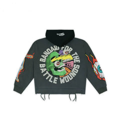 Roughplay Graphic Zip‑Up Hoodie
