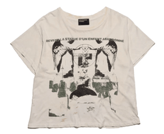 Enfants Riches Déprimés Nun Kicks Baby Short Sleeve Tee Shirt Dirty White Multi
