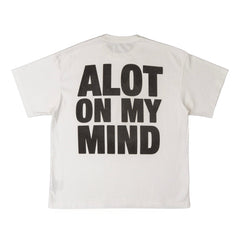 Satoshi Nakamoto A Lot On My Mind Short Sleeve Tee Shirt White Pre-Owned